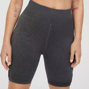 Offline Aerie Smoked Gray Macramé bike shorts